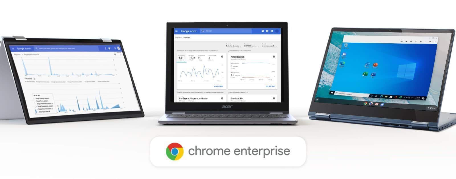 Ordenadores Chromebook con Chrome Enterprise